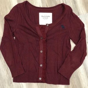 Abercrombie and Fitch ruffle sweater